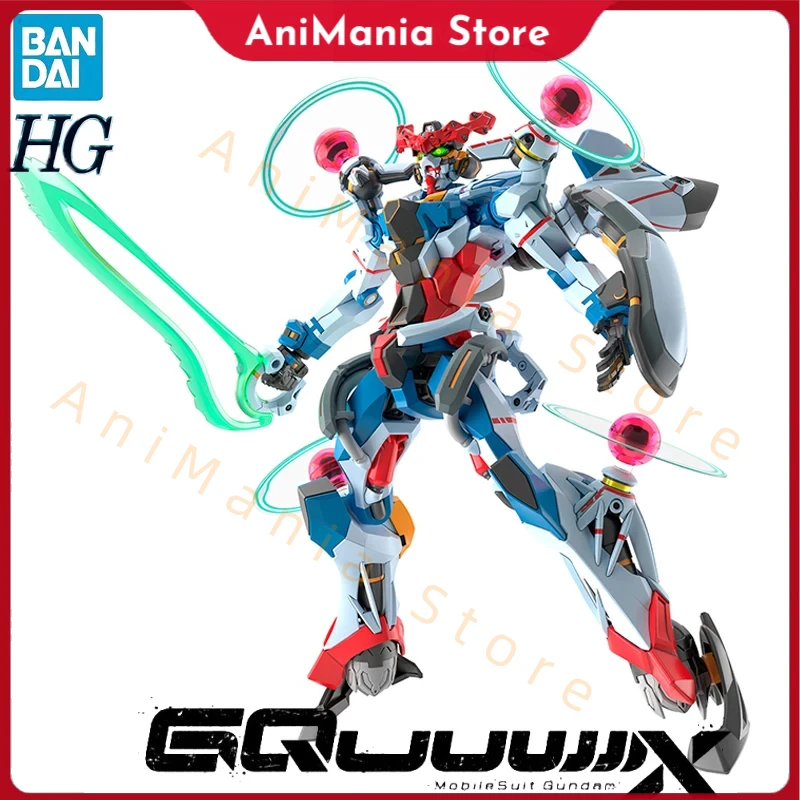 

BANDAI HG 1/144 мобильный костюм Gundam GQuuuuuuX GQuuuuX (эндимионный блок пробужденный) аниме фигурки модели коллекция игрушек