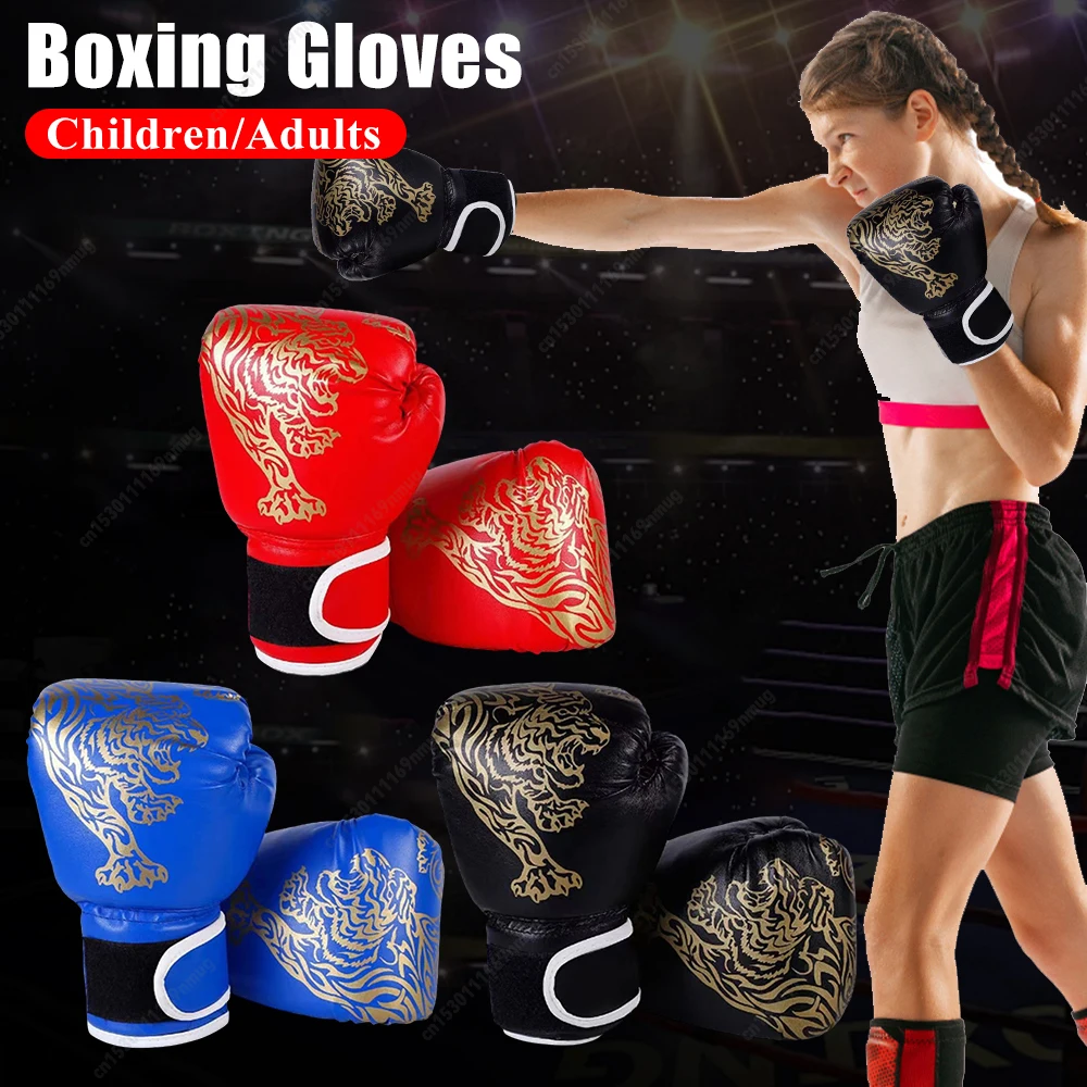 قفازات الملاكمة مريحة ساندا قفازات الملاكمة بولي Leather الجلود القتال التايكوندو قفازات اللكم قفازات التدريب للتدريب الرمل