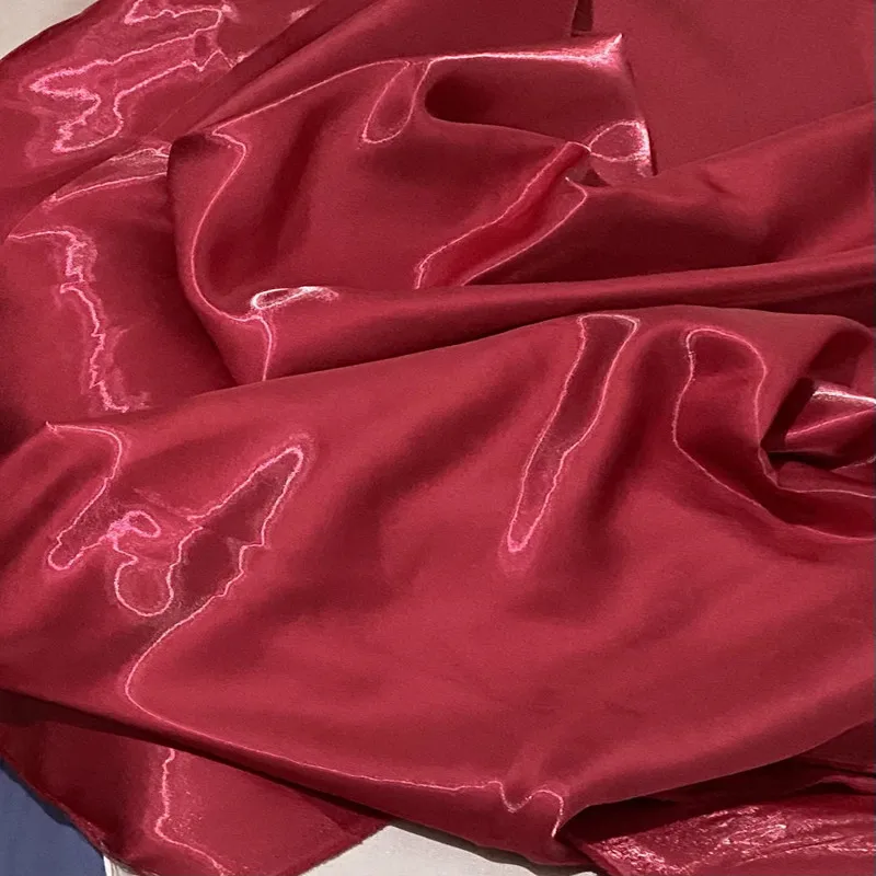 Luxury Glossy Liquid Satin Fabric For Customized For Express Shipping