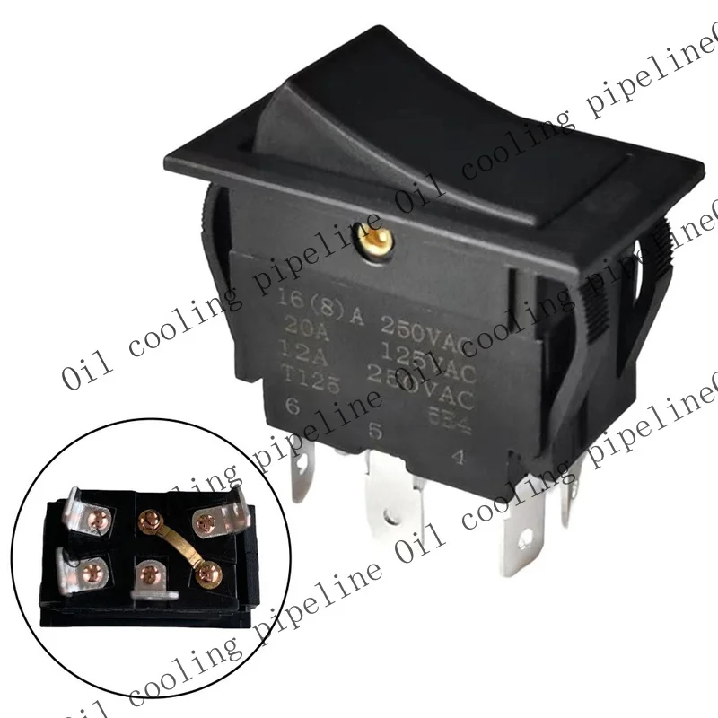 A+ 125 250VAC On Off Rocker Switch for Car Dishwasher For Toggle Type IP67 4 6 Pin