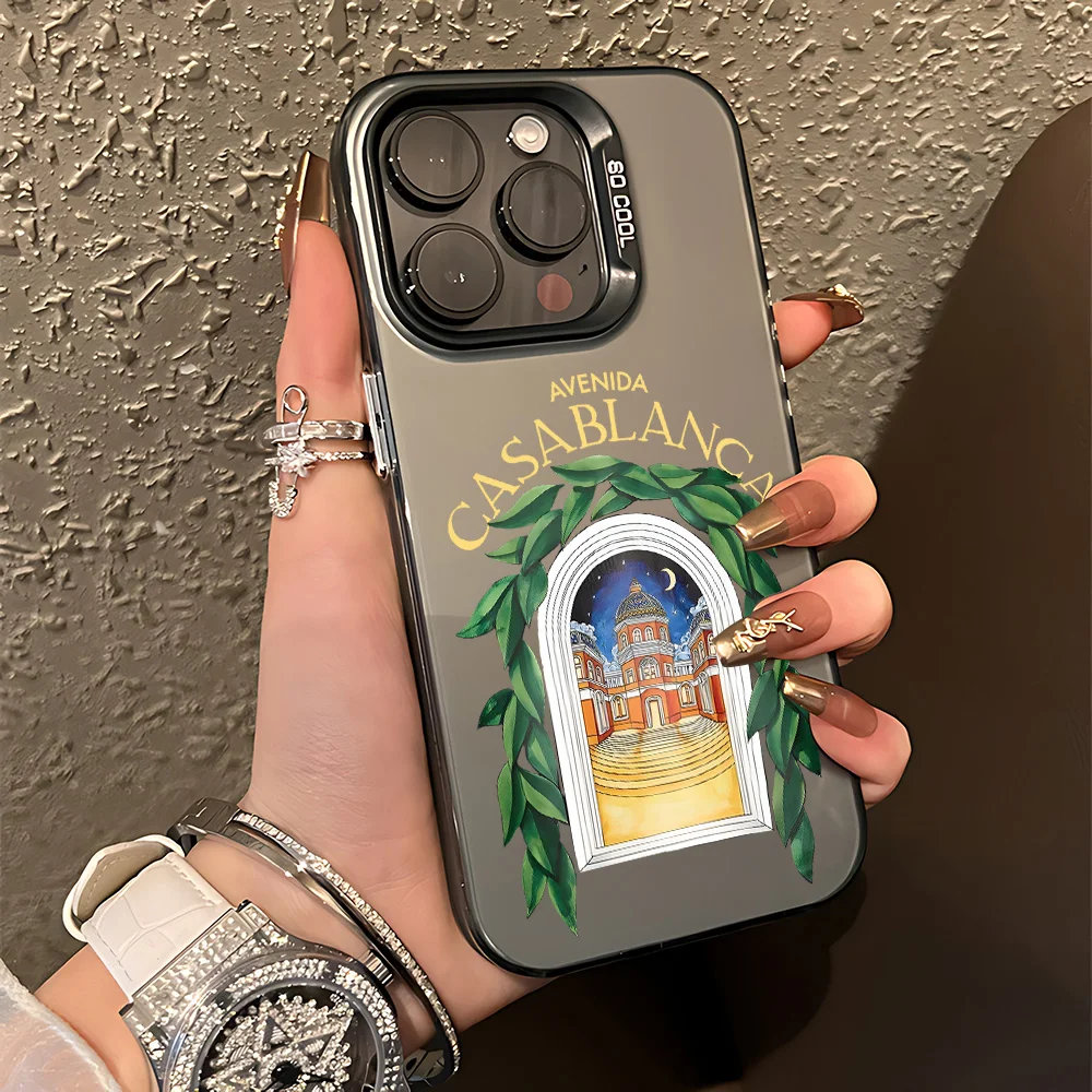 حار الدار البيضاء جراب هاتف ل Tecno Pova Spark Go 30C 20 10 7 Pova 6 Camon 40 30S 20 itel P36 A48 S23 Pro 4G 5G ماتي الغطاء الخلفي