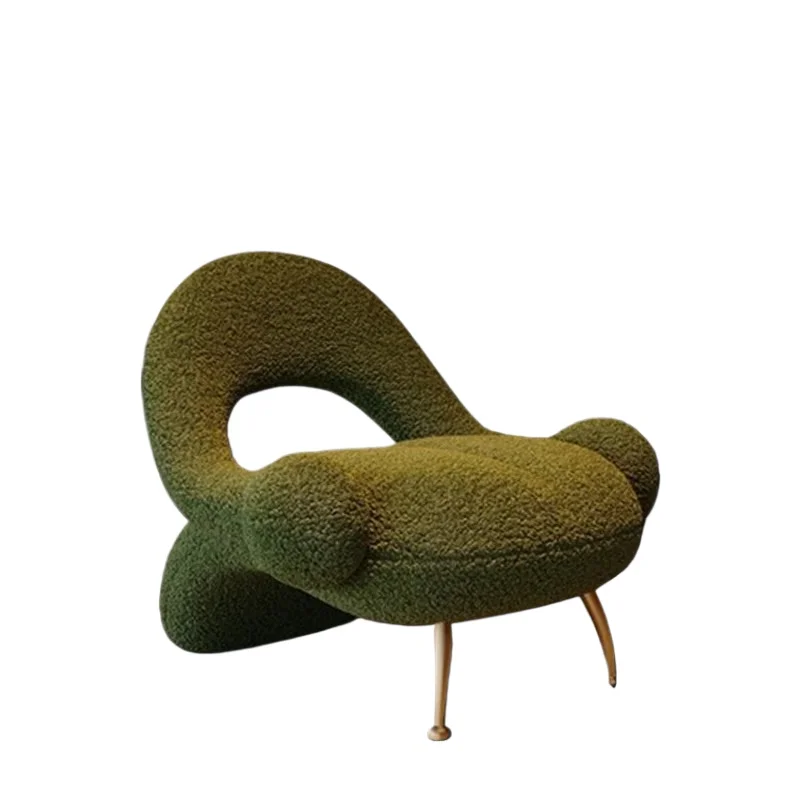 Sillones para Sala de Estar, Color Beige, Terciopelo, Estilo Italiano, Alta Calidad, Silla Lounge Bauhaus, Poltrona para Sala, Muebles