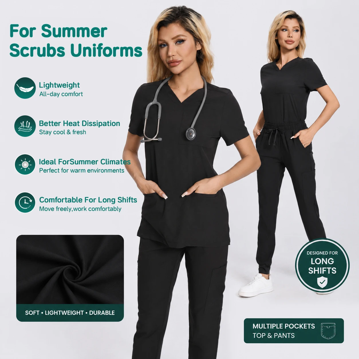 Thumbnail 4 - #36 Compare Medical Scrub Uniform Sets Before You Buy