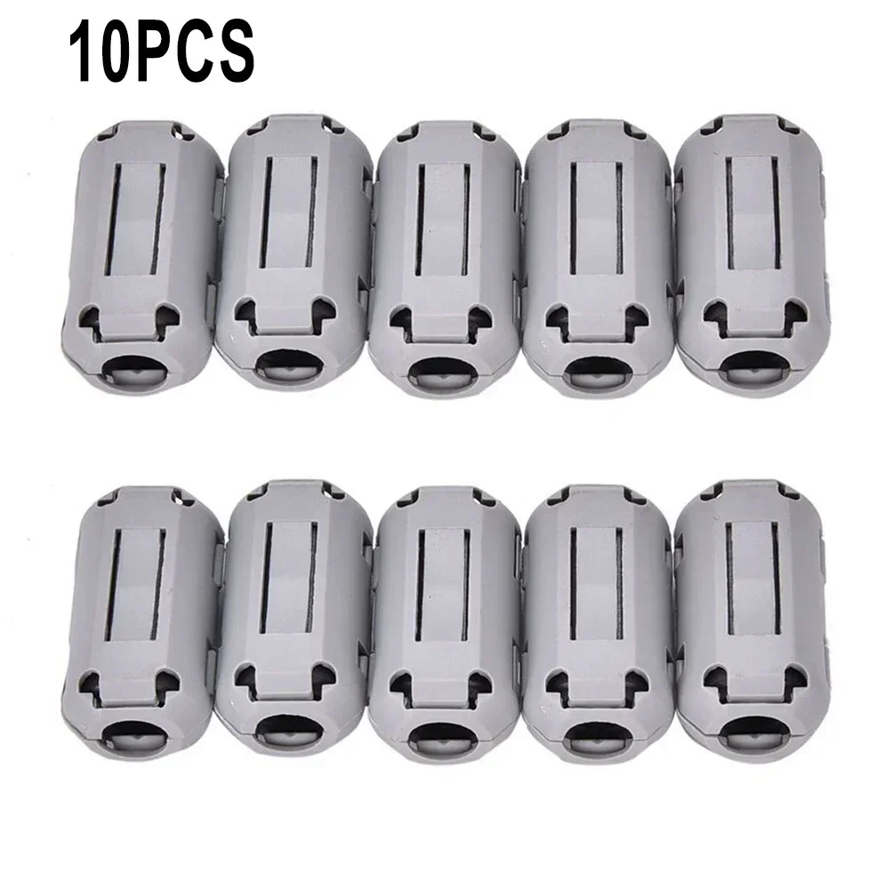 10/5Pc 3.5mm-13mm TDK Ferrite Core Choke Clip Noise Suppressor Filter Ring Cable Clamp RFI EMI For Audio Video Cables Power Cord