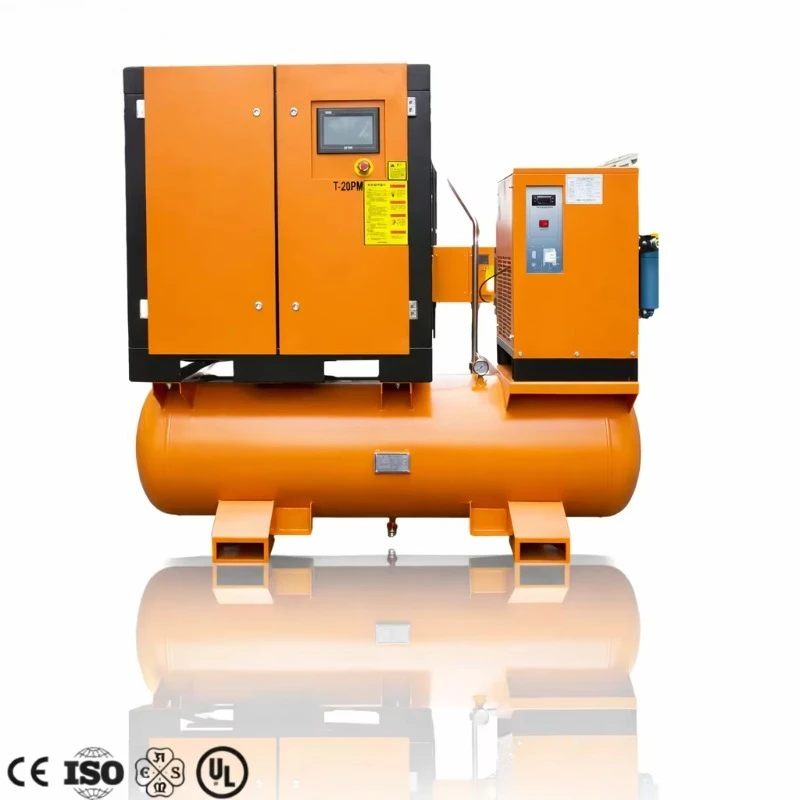 

Premium Industrial Low Noise 69dB Natural Gas Powered Lubricated Air Cooled Screw Air Compressor For Precision Manufacturing