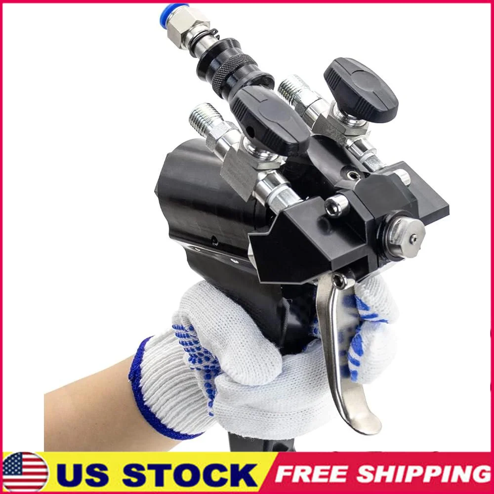 

Two-Component Polyurethane Foam Spray Gun P2 High Pressure Air Purge Wall Roof Insulation Coating