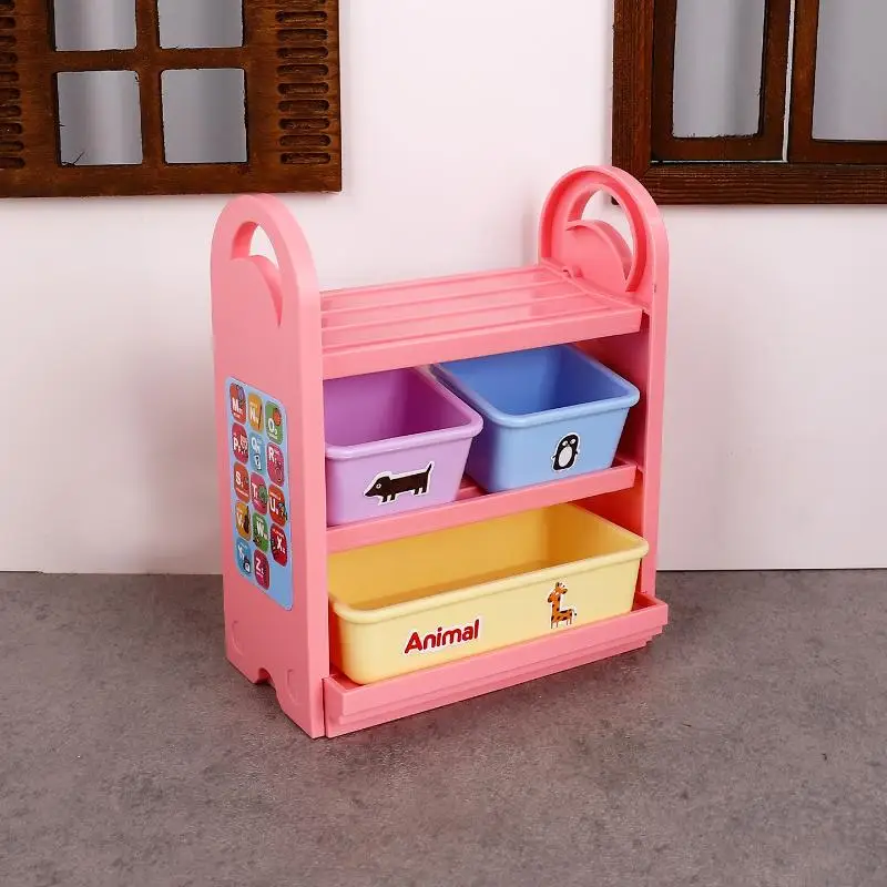 1/6 casa delle bambole in miniatura scaffale di stoccaggio a 3 strati espositore per supermercato modello casa delle bambole decorazione scena accessori giocattolo