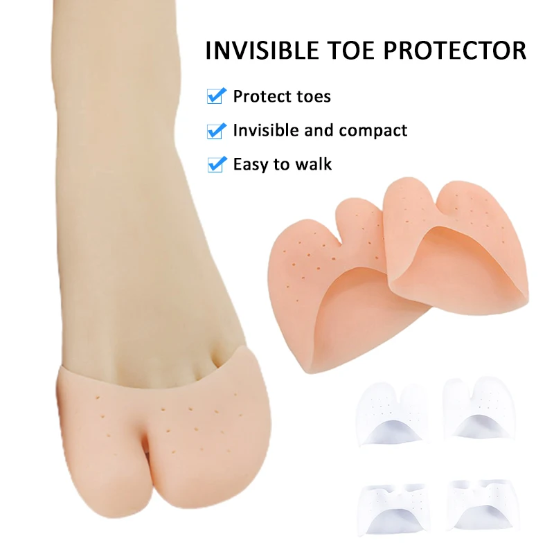 Styles Foot Finger Protectors Flexible Soft Toes Sleeve Cover for Ballet Shoes Foot Metatarsal Pain Relief Massager Care