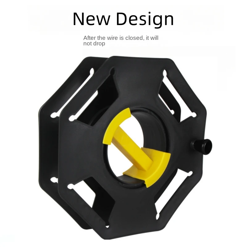 

Cord Storage Reel Easy to Use Center Spin Handle Closing Line Winding Disk Plastic Wound Disk Rolling Line Dish Cable Collection