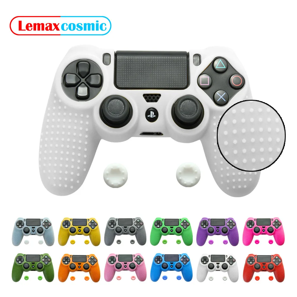 Console Non-slip Housing Silicone Soft Shell Controller Thumb Stick Cover Case Gamepad Joystick Cap For Sony Playstation 4 PS4