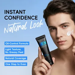 LAIKOU Men BB Cream Natural Whitening Revitalising Nourishing Brighten Cream  Face Foundation Tone Up Cream Lazy Concealer 50g