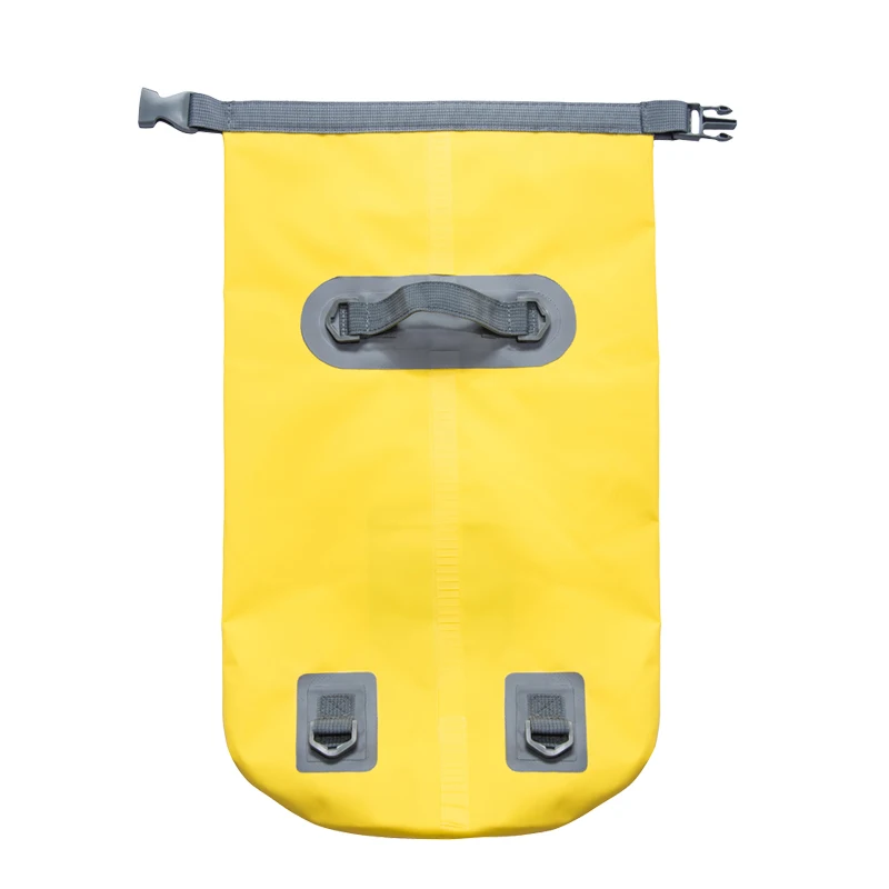 Bolsa impermeable de PVC con doble cinturón, bolsa de natación al aire libre, bolsa seca de compresión de buceo, mochila de kayak Unisex, 5L, 10l,