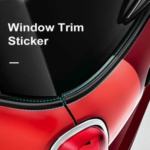 Vinylfilm für Autofenster trimm, Kleber Taille Taille, schwarzes Liniendekorationszubehör für Mini Cooper R55 R56 R60 R61 F54 F56 F60 8 Hauptverkaufs -Vinyldecke Mini Cooper - №3