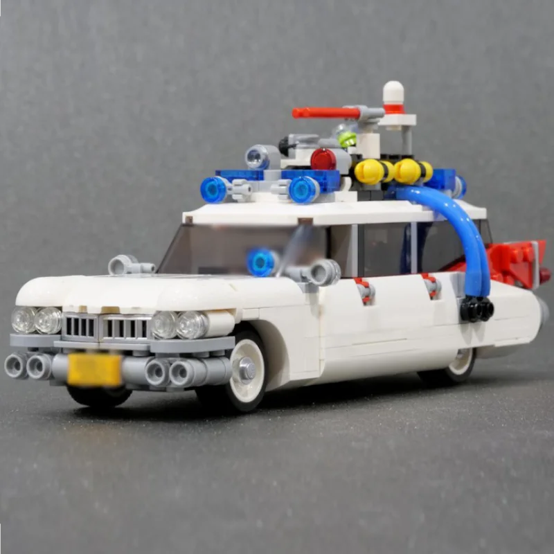 Ghostbustered Ecto-1-1959 Miller-Meteors Building Block Set Creative Racing Cars Movie Cars Model Toys for Kids Gifts MOC-168757