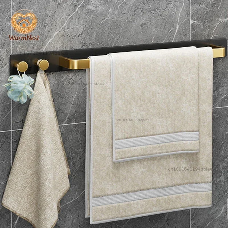 Wall Towel Racks Bathroom Shoe Rack Storage System Adhesive Bath Towel Holder Washroom Hook Accessories Shower Objects Racks