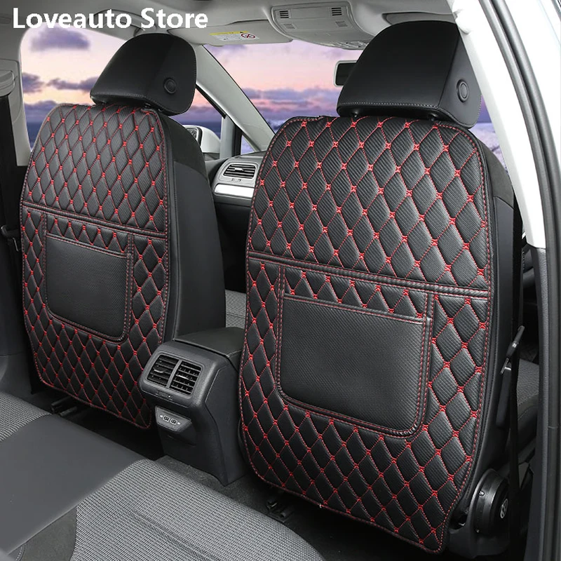 

Car All Inclusive Rear Seat Anti-Kick Pad Rear Backrest Seats Protective Mat for VW Golf 7 7.5 2020 2021 2014-2019