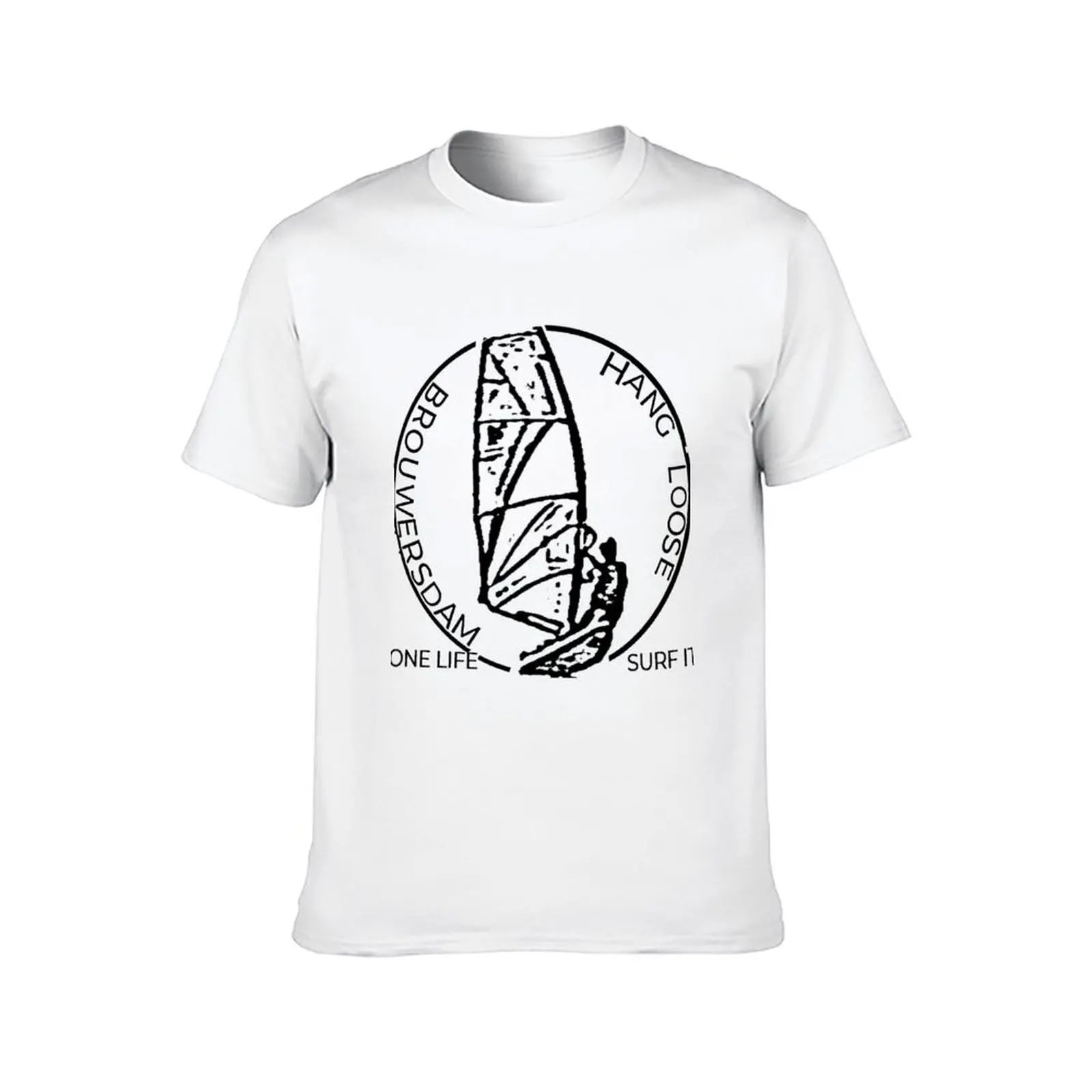 Brouwersdam Windsurf T-Shirt t shirt custom print t shirts with prints T-Shirt