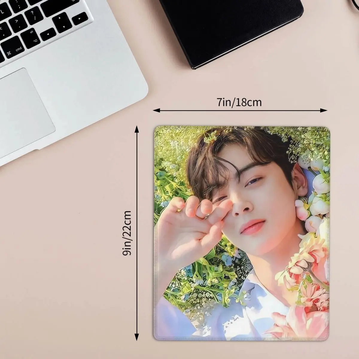 Cha EunWoo Kpop Astro Mouse Pad Computer Keyboard Mouse Mat Gamer PC Laptop Desk Mat Office Accessories
