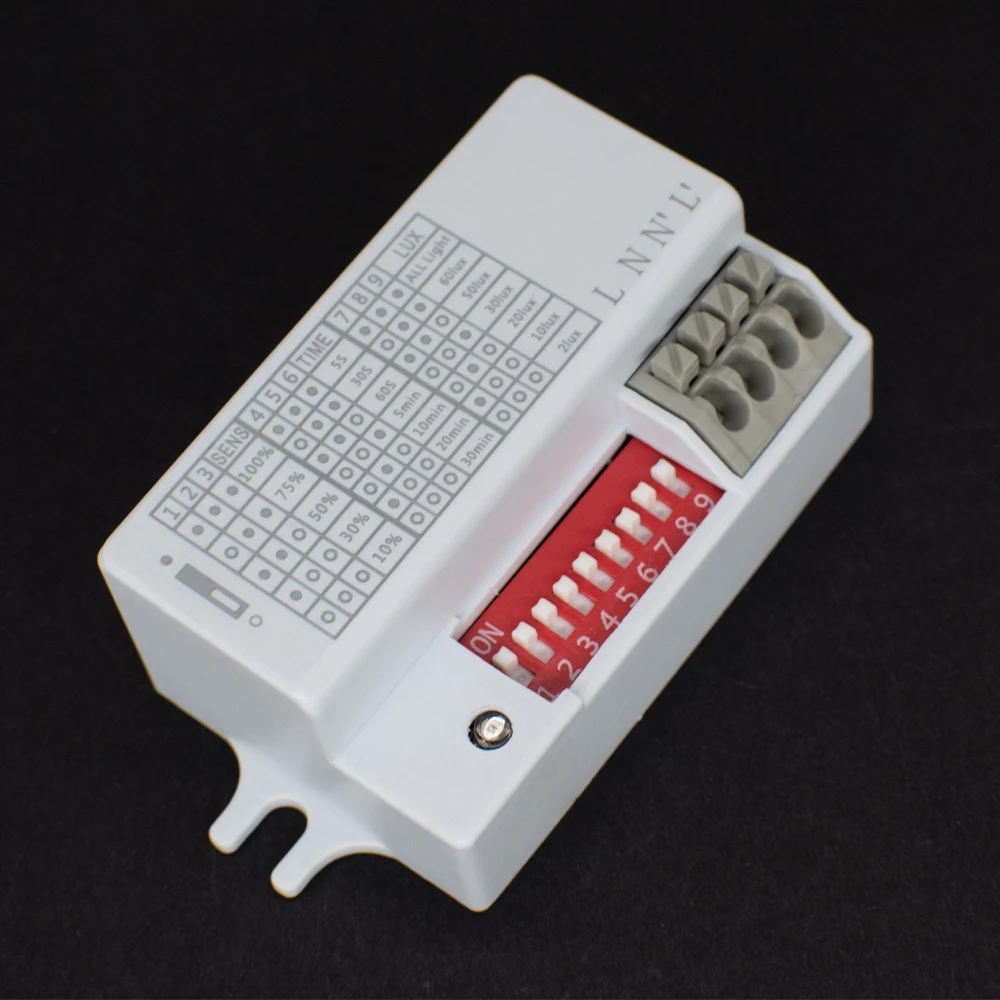 5.8GHz Microwave Radar Motion Sensor Human Motion Detector Sensor Switch AC 90-265V for Home Automation Sensor Lighting