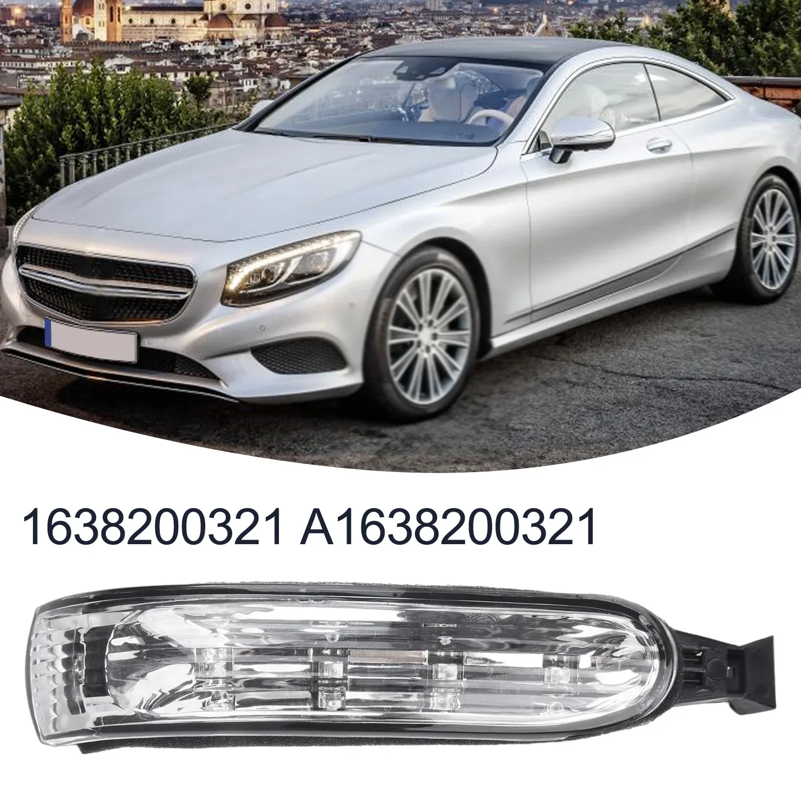 Left Side Rearview Mirror Blinking Light for Mercedes ML350 ML500 ML55 For AMG ML320 2002 2005 & Play Installation