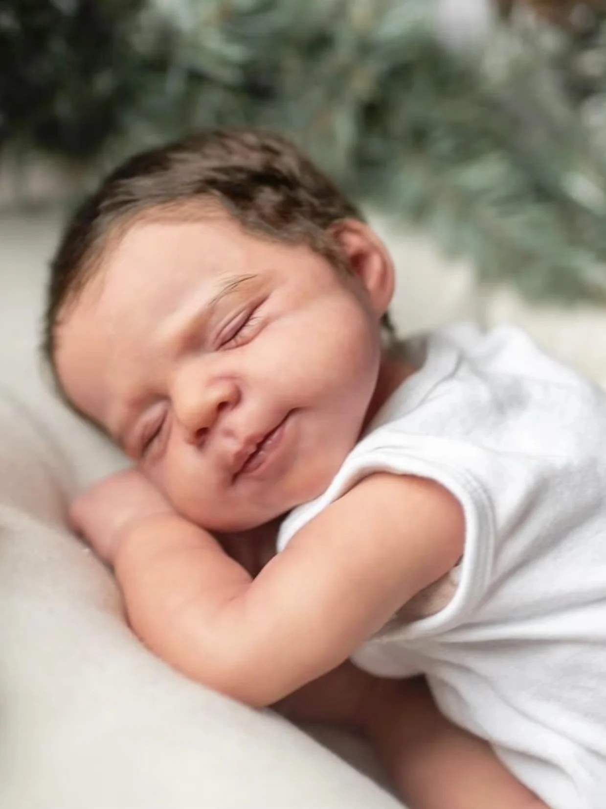 Cokela 20 pouces/50 cm ouvert, yeux bleus Reborn bébé poupée avec cheveux enracinés réaliste nouveau-né bébé garçon ou fille pour choisir