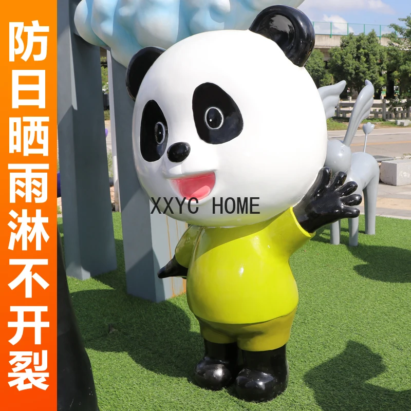 

Simulation Animal Cartoon Bear Shopping Mall Decorations Kindergarten Ornaments at the Door
