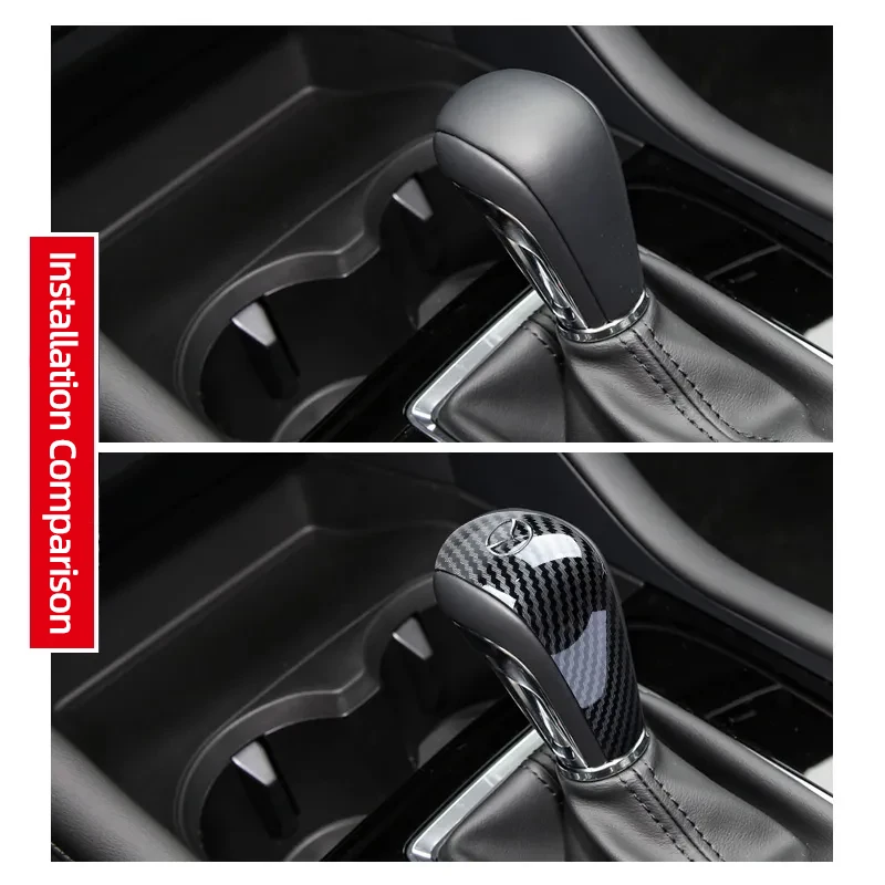 1Pcs Car Gear Shift Knobs Gear Head Cover Trim Interior For Mazda 2 6 CX-5 CX-80 CX-70 CX-90 MX-30 CX-60 CX-50 CX-30 BT-50 e-TPV view 6