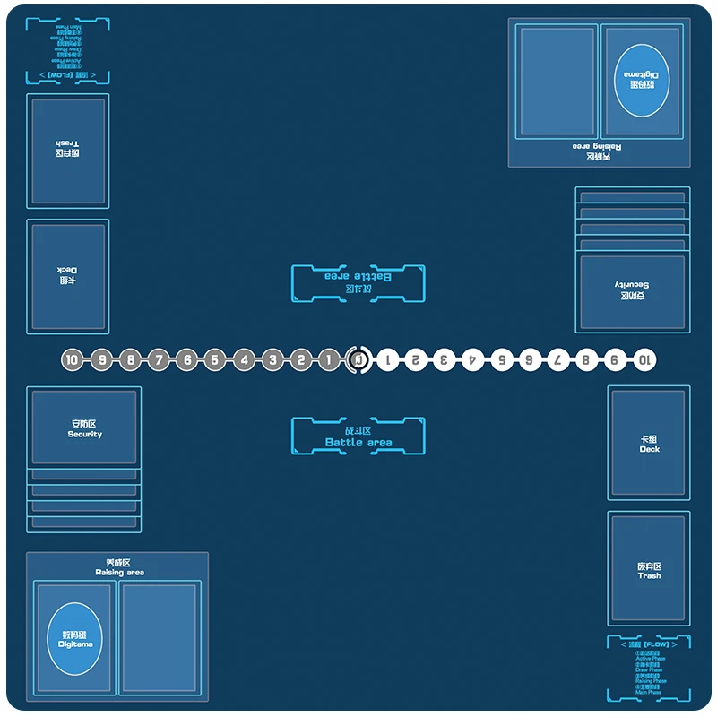 แผ่นรองการ์ดสองด้าน Digimon DTCG ลาย War Greymon และ Tailmon สำหรับการ์ดเกม แผ่นรองการ์ดต่อสู้ ของสะสมอนิเมะ ของเล่นแอคชั่นฟิกเกอร์ ของขวัญ