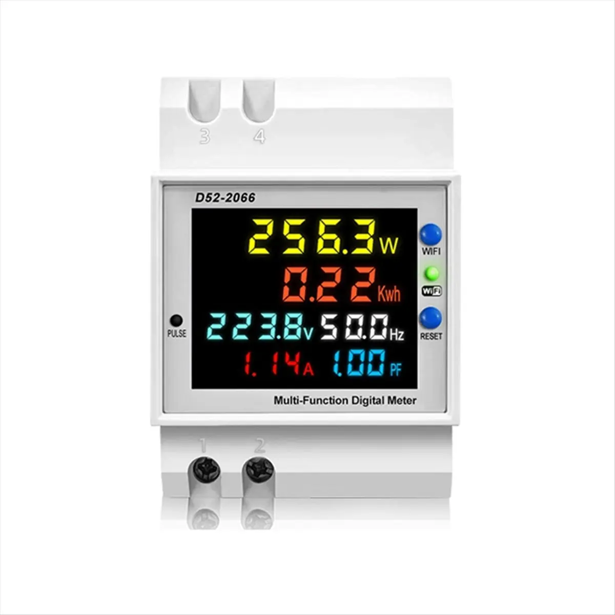 【TODAY-BUY】Tuya WiFi Intelligent Digital Display Electricity Meter DIN-Rail Voltage Current Meter Power Factor Frequency Meter A