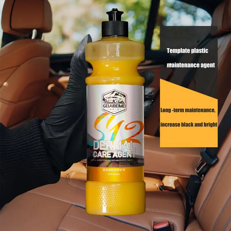 Car Leather Cleaner Multipurpose Automotive Leather Conditioner Car Detailing Kit Interior Cleaner 568ml Scratch Repair