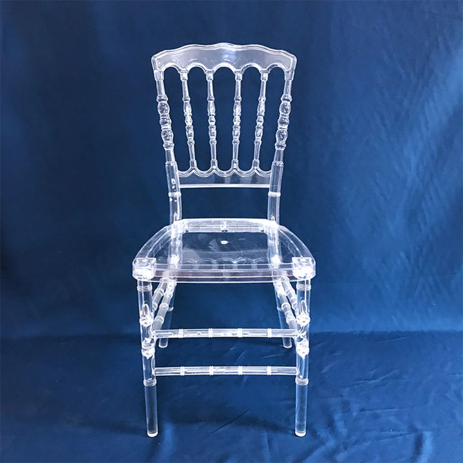 High Quality Elegant Resin Chiavari Napoleon Chair for Wedding Dining & Outdoor Use