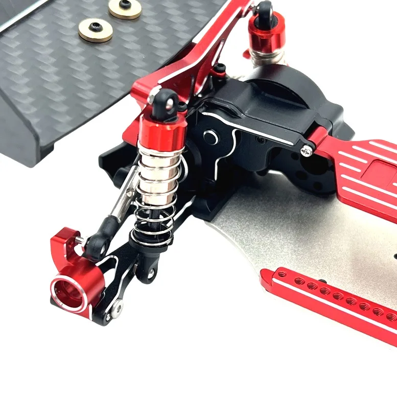 調整可能なプルロッド WLtoys 1/24 244016 LOSI 1/24 マイクロ-B RC カーメタル​​アップグレード OP アクセサリーパーツ
