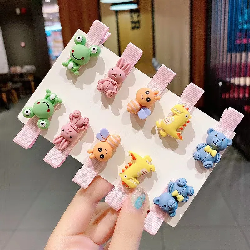 Baby Hair Clips Cartoon Bows Flower Kids Hairpins For Girls Sweet Children Clips Barrettes