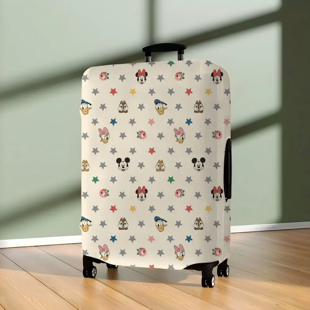 Travel Accessories Mickey Luggage Cover Suitcase Protector Case Disney Protective Storage Bag Suitcases S-XL Wheels Minnie Mouse