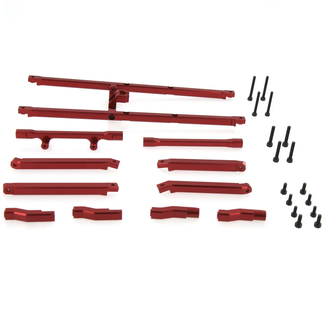 CNC processing aluminum alloy chassis reinforcement parts set for 1/5 Traxxas Xmaxx