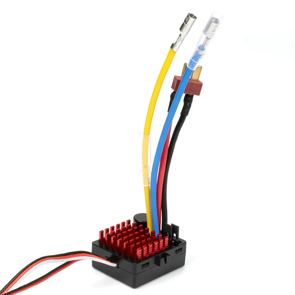 60a T Plug Esc Geborsteld Elektronische Snelheidsregelaar Voor 1/10 Rc Crawler Autoboot Scx10 Trx4 Cc01 Tf2 D90 Mst Cfx Ex86100