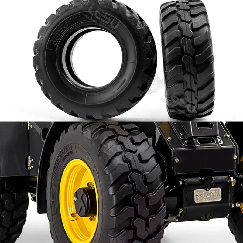 Noozxion especialidade lesu 1/14 aoue WA100M-8 adaptador de carregador 88cm diâmetro pneu diy peças modificação RD-2040 rc acessórios