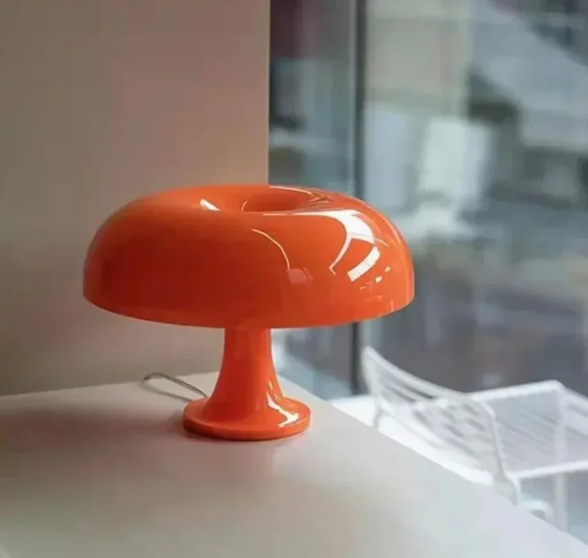 Modern LED Mushroom Desk Lights, Minimalista Table Lamp para Hotel, Quarto, Cabeceira, Sala de estar, Decoração Iluminação, Itália Designer