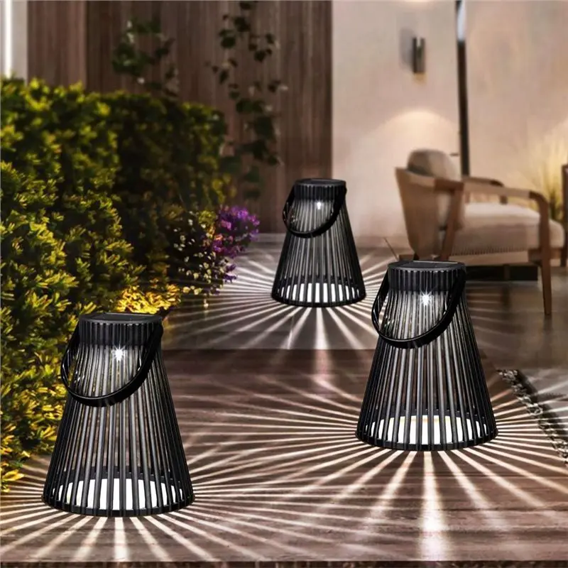 [NEWA76K!】 Solar Garden Lantern, Decorative Outdoor Post Light With Automatic Switch-On Feature, IP44 Waterproof, Scenic Lightin