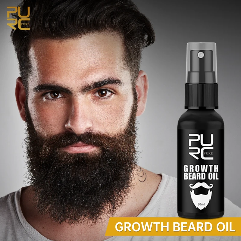 

PURC Beard Oil for Men Hair Sprays Products Thickener Aloe Nourishing Shine Soften Grooming Treatment Beard Care Beauty Health