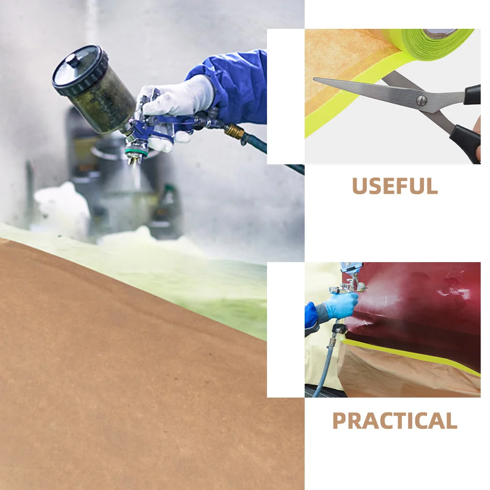 

4 Rolls Adhesive Masking Film for Car Motorcycle DIY Stencil Making Cutting Templates Multipurpose Lightweight Tear Resistant