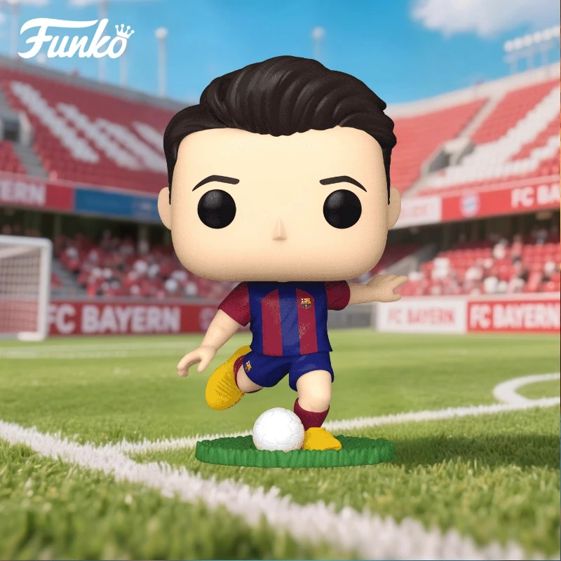 

Genuine Edition FUNKO POP《Barcelona - Robert Lewandowski》Anime Action Desktop Decoration Ornament Model Toys Collectible Model