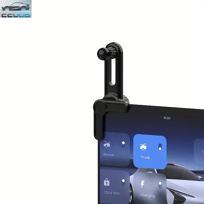 Autohalterung für schwebende Bildschirme, Kugelkopf, universell, 17 mm, Displayhalterung, GPS-Halterung, Aufklebebasis für Model 3/Y/S – Detail 3