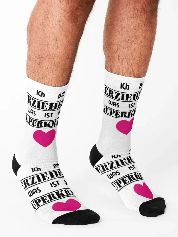 أنا معلم - ما هي قوتك الخارقة؟ الجوارب الملونة هدايا الشتاء الرجال القطن جودة عالية مخصصة الجوارب الذكور النسائية