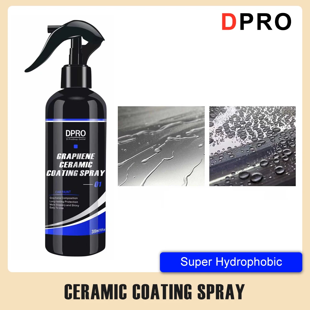 Dpro Nano Ceramic Coating For Cars Auto Paint Spray Care Waterproof Polish Liquid Glass Hydrophobic Car Detailing