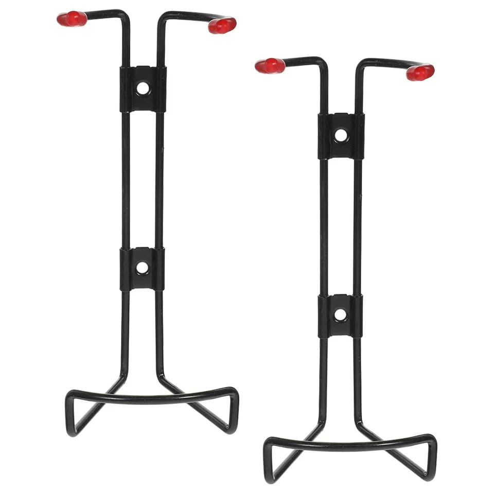 2-Pack Plastic Fire Extinguisher Holder Mount – Universal Bracket For Car Trunk, Wall, Or Boat, Quick-Install Black Hooks
