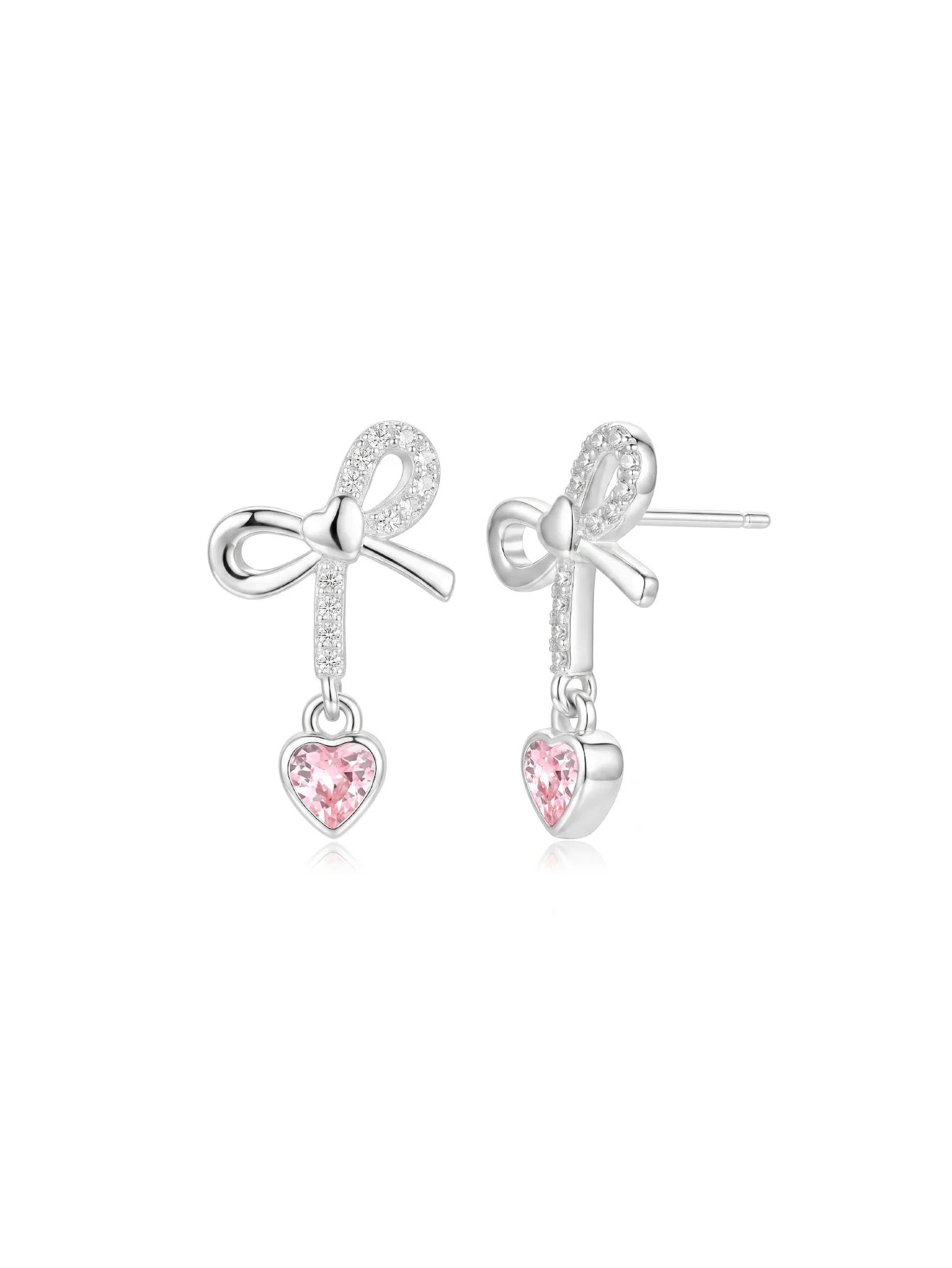 Exquisite Schmetterlingsförmige Clip-Ohrringe - Paar Hochwertige S925 Sterling Silber Ohrringe mit Funkelndem Zirkon-Kristall Ohrschmuck