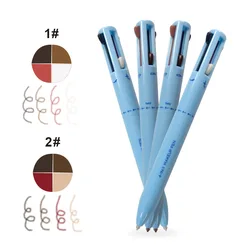 Multi-effect 4 In 1 Eyeliner Eyebrow Pencil Contour Pen Long Lasting Waterproof Cosmetics Eyeliner Makeup Pencil Lip Liner Pen