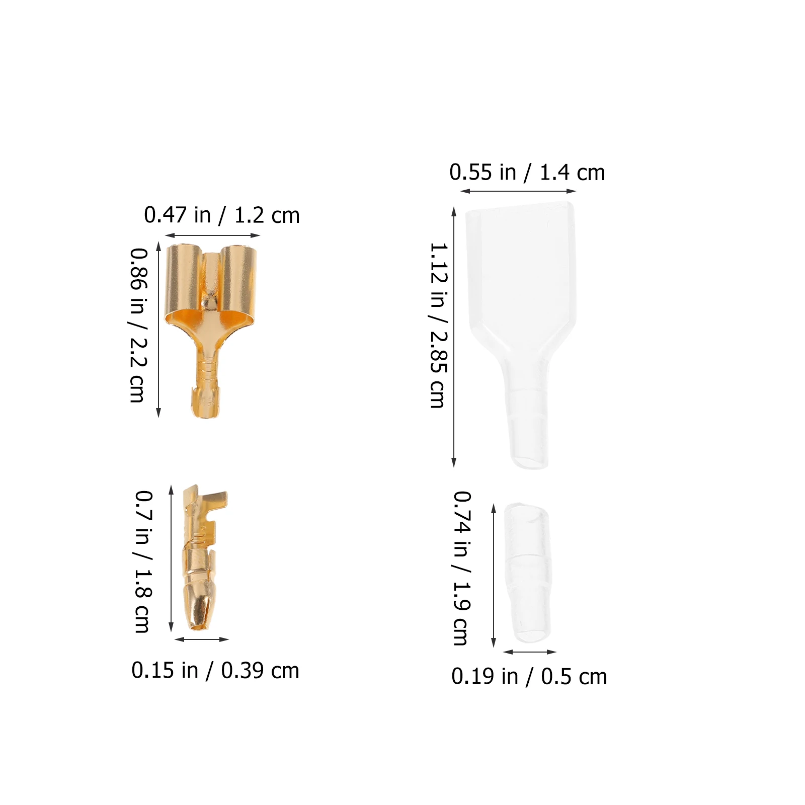 

1 Set Plastic Terminals Butt Connectors Automotive Motorcycle Wire Male Female Terminal Kit Wear Resistant Easy