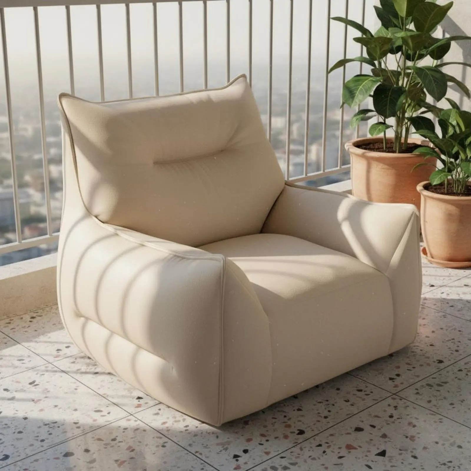 

Single Lazy Sofa Ergonomic Design Little Devil Armchair Kids Storytime Lounger Wear-Resistant Material Home Furniture